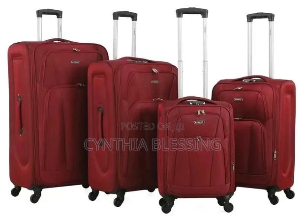 4 in 1 Suitcases - Maroon