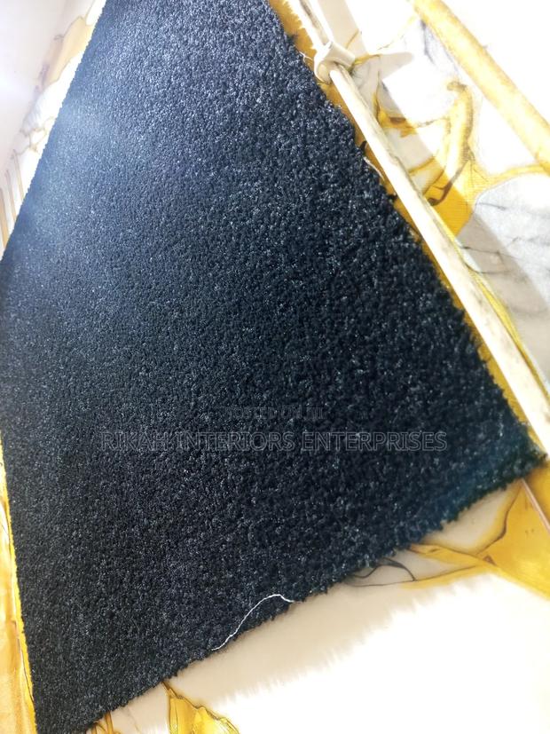 Black Wall to Wall Carpet Office Carpets Environmental Friendly