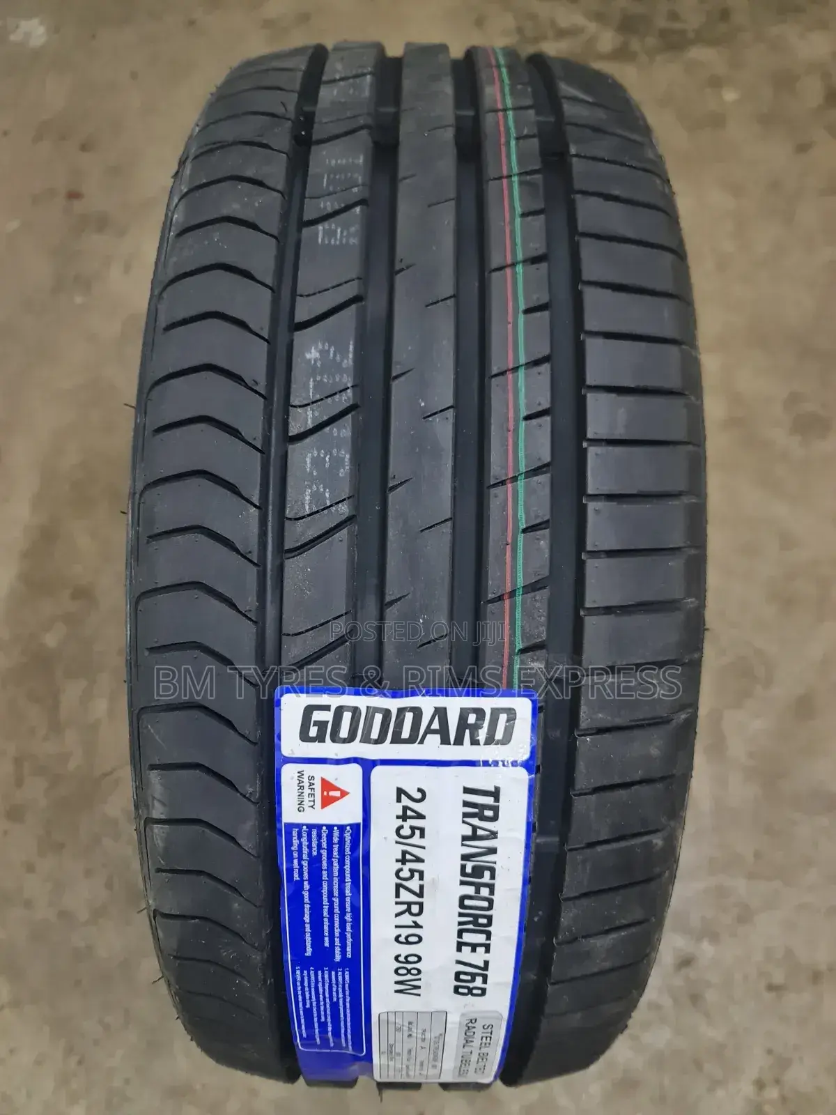 245 /45 R19 Goddard Tires