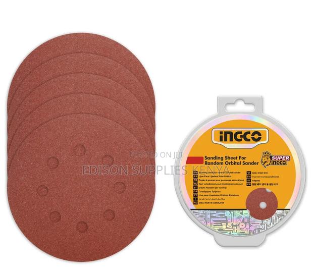 Sand Papers Ingco Sanding Sheets for Random Orbital Sander 50pcs - thumbnail 2