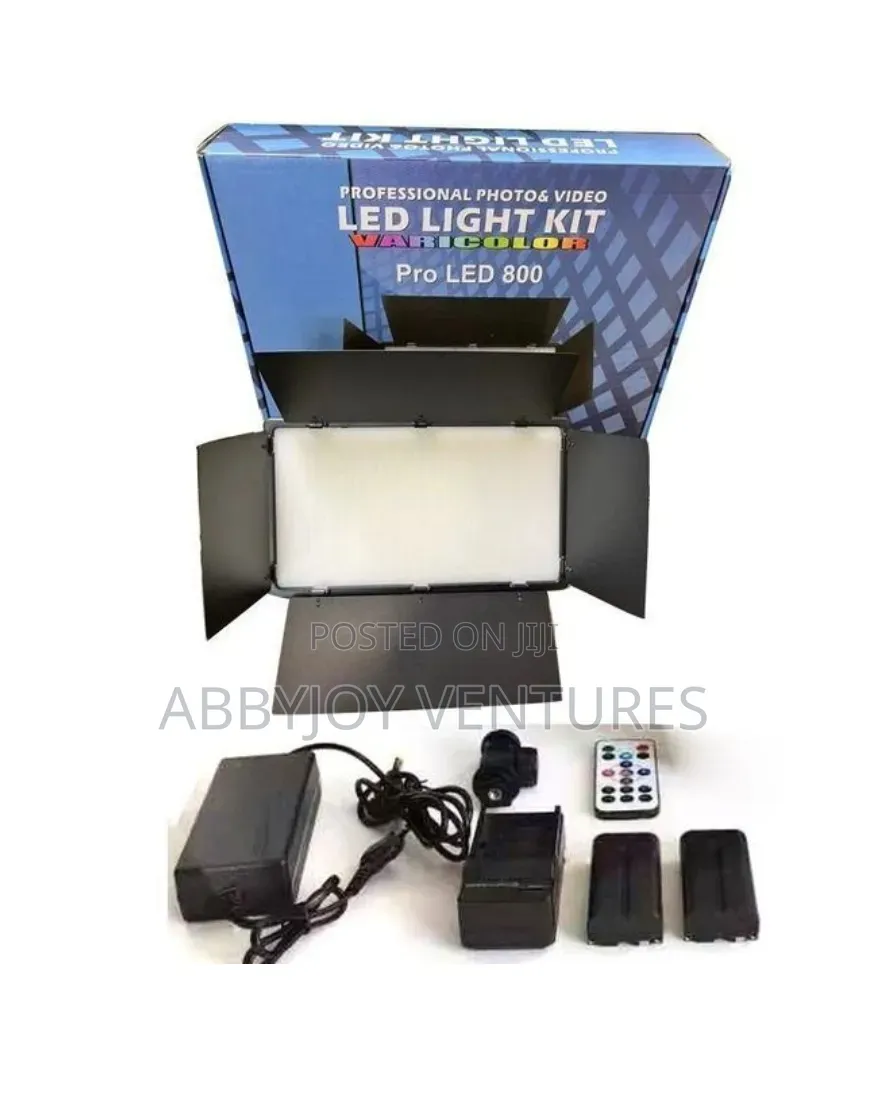 Pro Led 800 Photography Video Light Kit With Stand