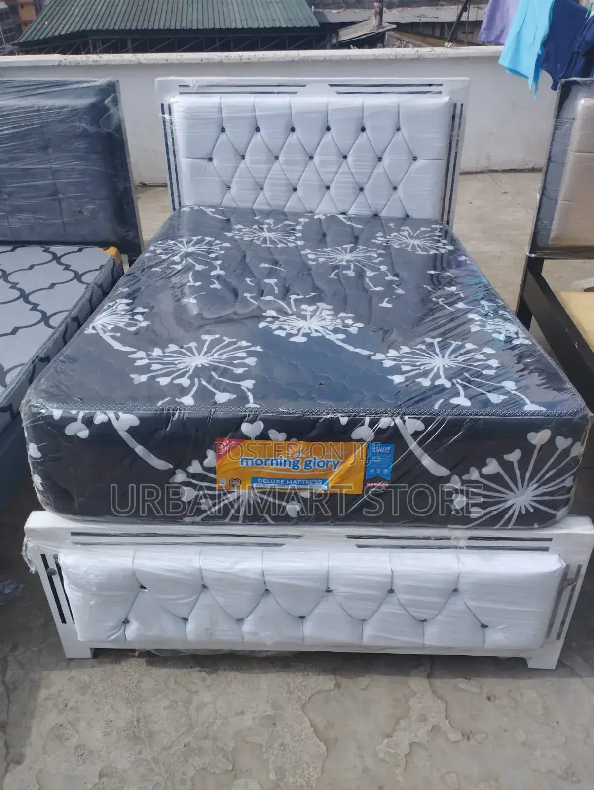 4 by 6 Quilted Mattress 10 Inches Thick Superfoam Morning Glory