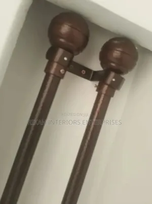 Ceiling Mounted Jua Kali Curtain Rods Environmental Friendly Justin