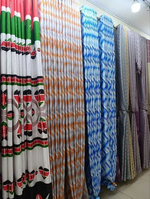 Orange Curtains for Offices