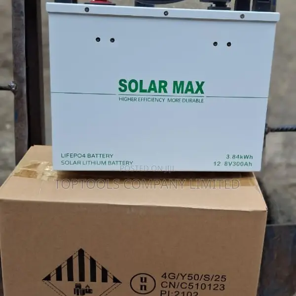 Solarmax Lifepo4 Lithium Battery 12.8v 300ah 3.84kwh
