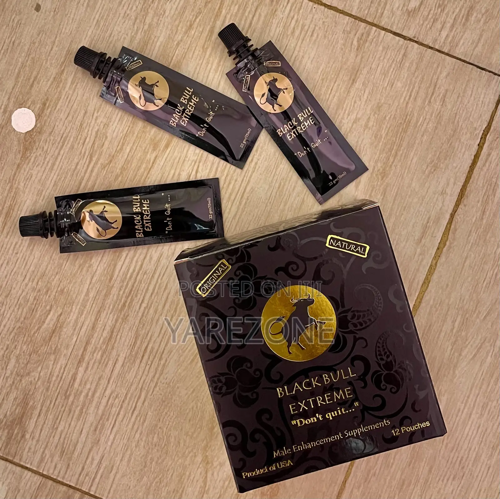 Natural Blackbull for Men Sexual Booster( 12 Pouches ) Original