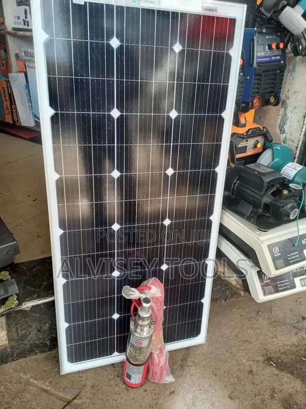 Solar Panel And Submersible Water Pump 50m