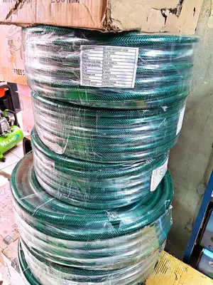 Green Braided Hose Pipes Available. -3/4 Inches by 50 Metres.