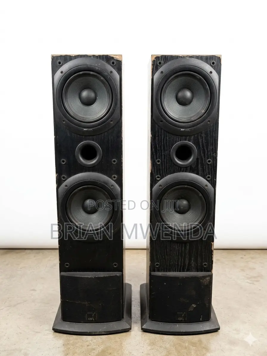 Kef Q50 Sp3174 Floor Standing Tower Speakers - Tested Working