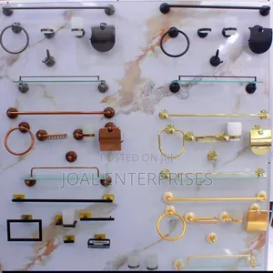Coloured Bathroom Accessories Set