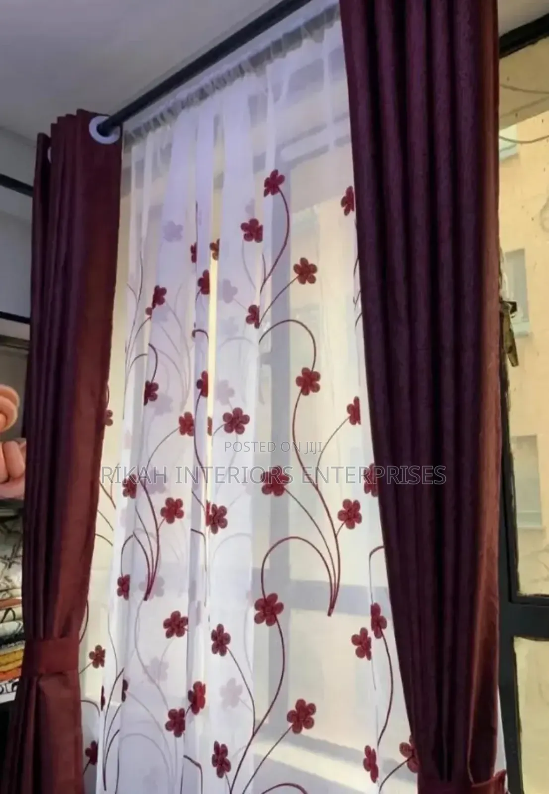 Maroon Themed Curtains Curtains Environmental Friendly Robertson's