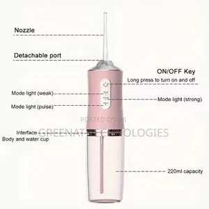 Portable Oral Irrigator Water Flosser Usb Mouth Washer