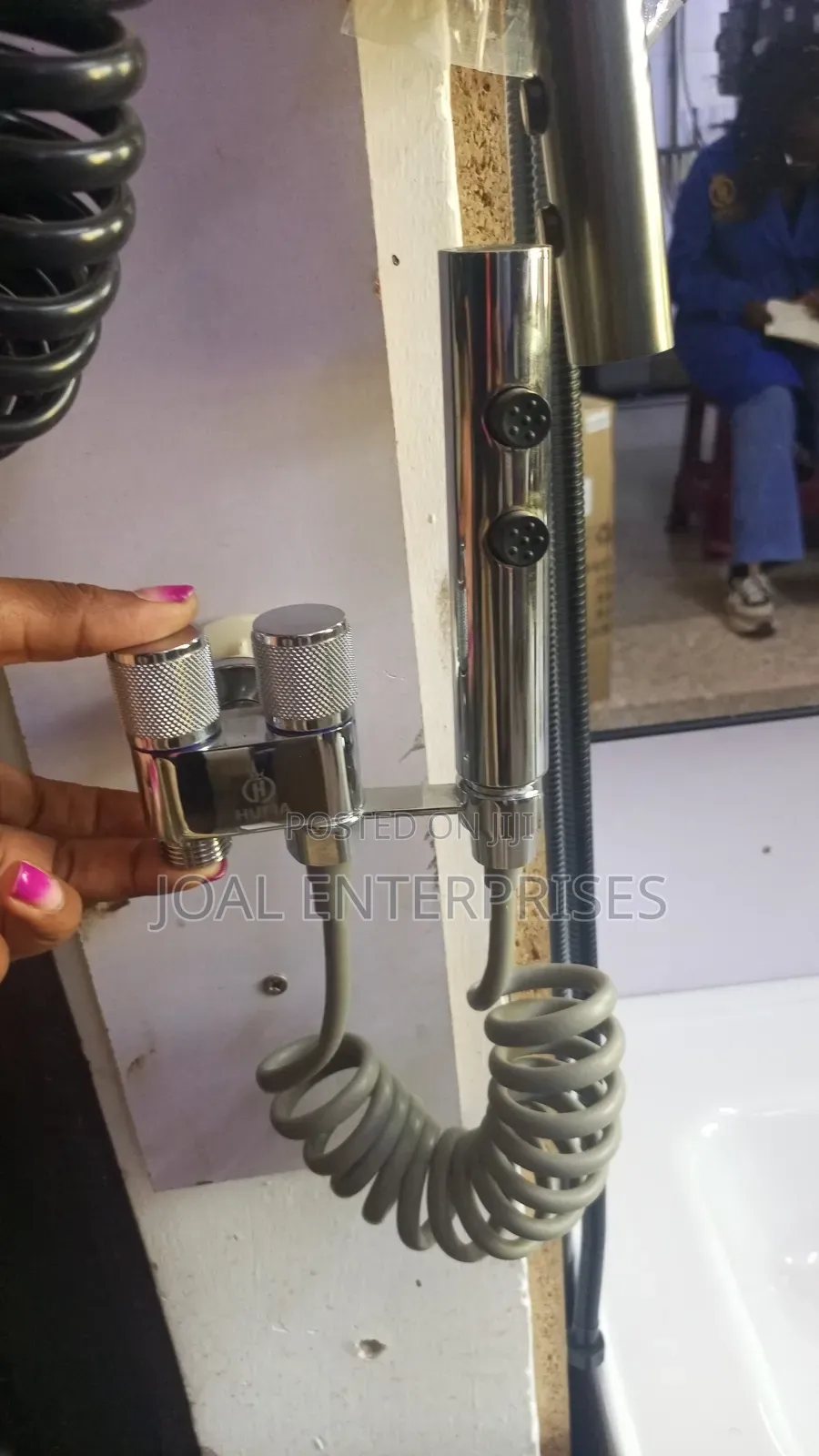 Twin Angle Valve With Arabic Y