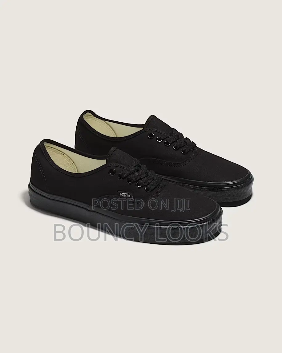 Vans Canvas Double Sole All Black