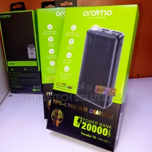 Oraimo Powerbank 20000mah,Charges Upto 4 Times