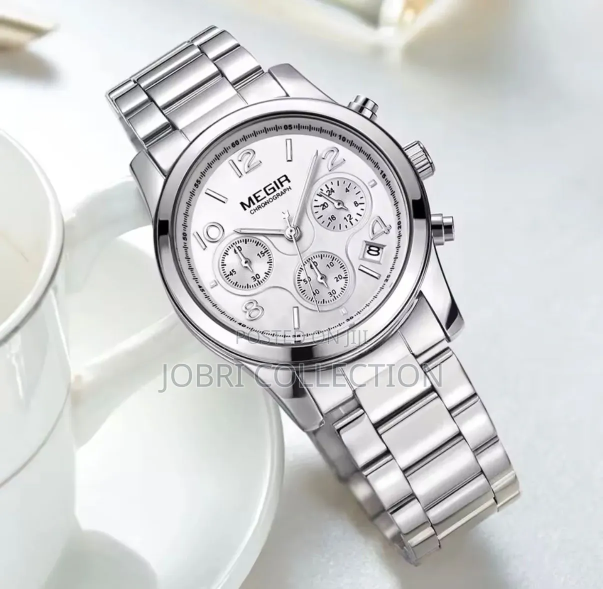 Megir Chronograph Gents Stainless Steel Watches