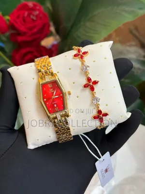 Ladies Olevs Watch X Braclet Set