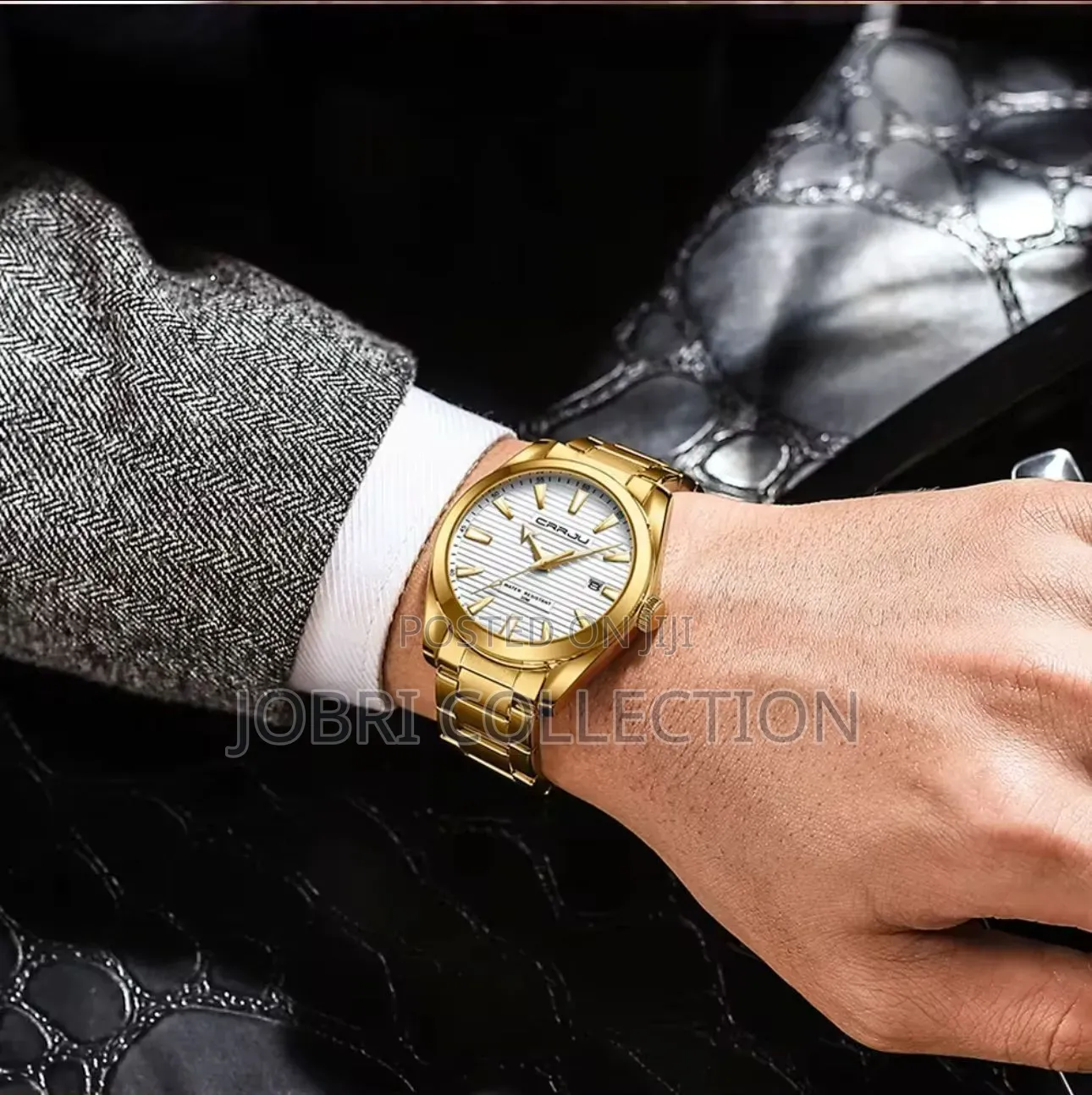 Crrju Gents 5006 Stainless Steel Wrist Watch