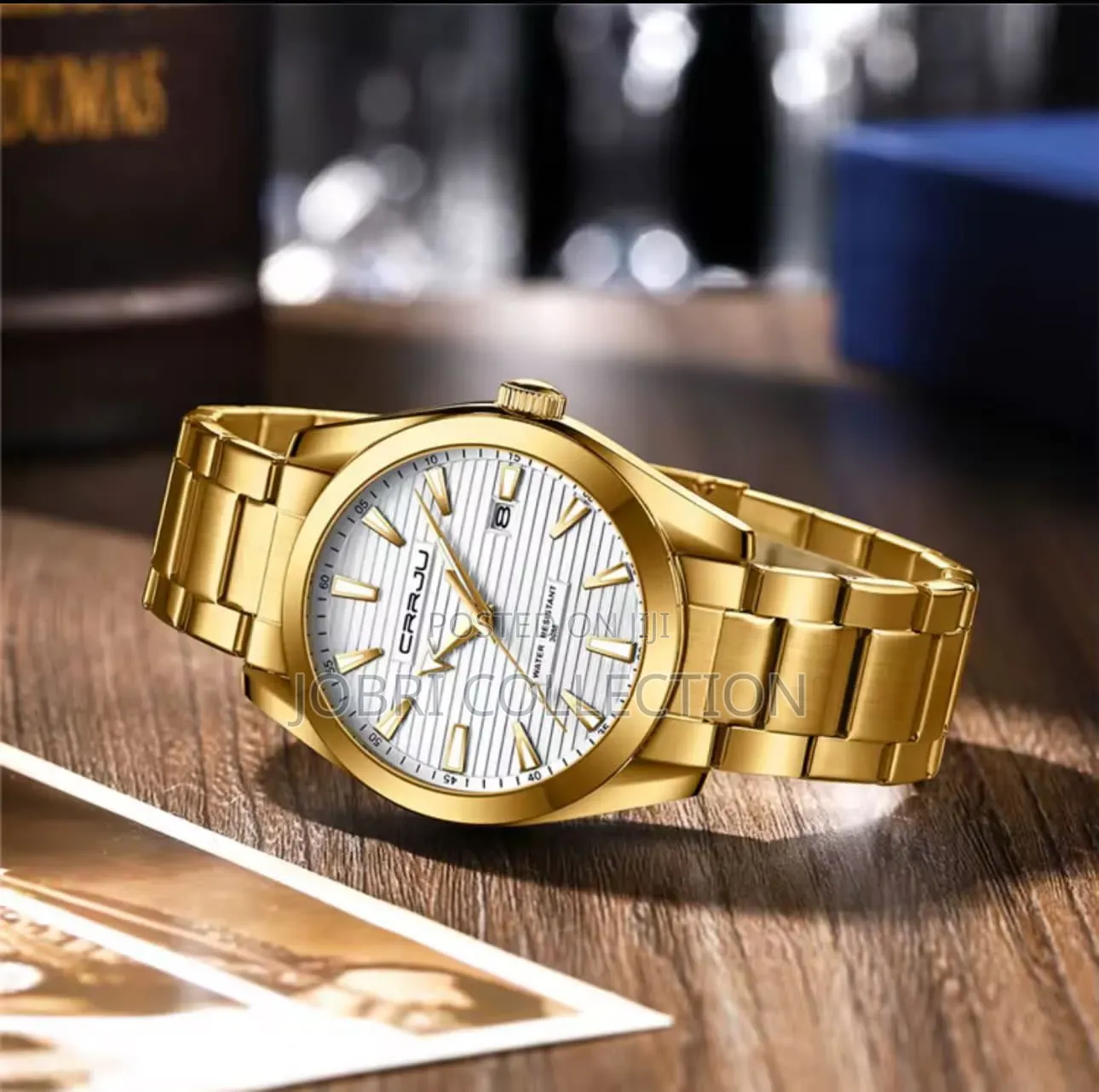 Crrju Gents 5006 Stainless Steel Wrist Watch