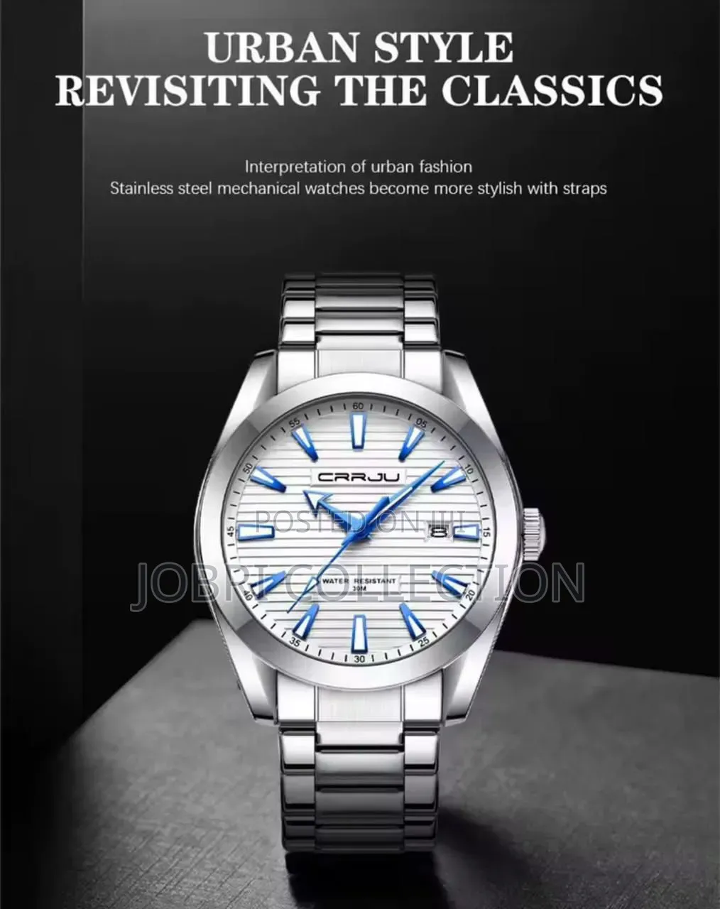 Crrju Gents 5006 Stainless Steel Wrist Watch