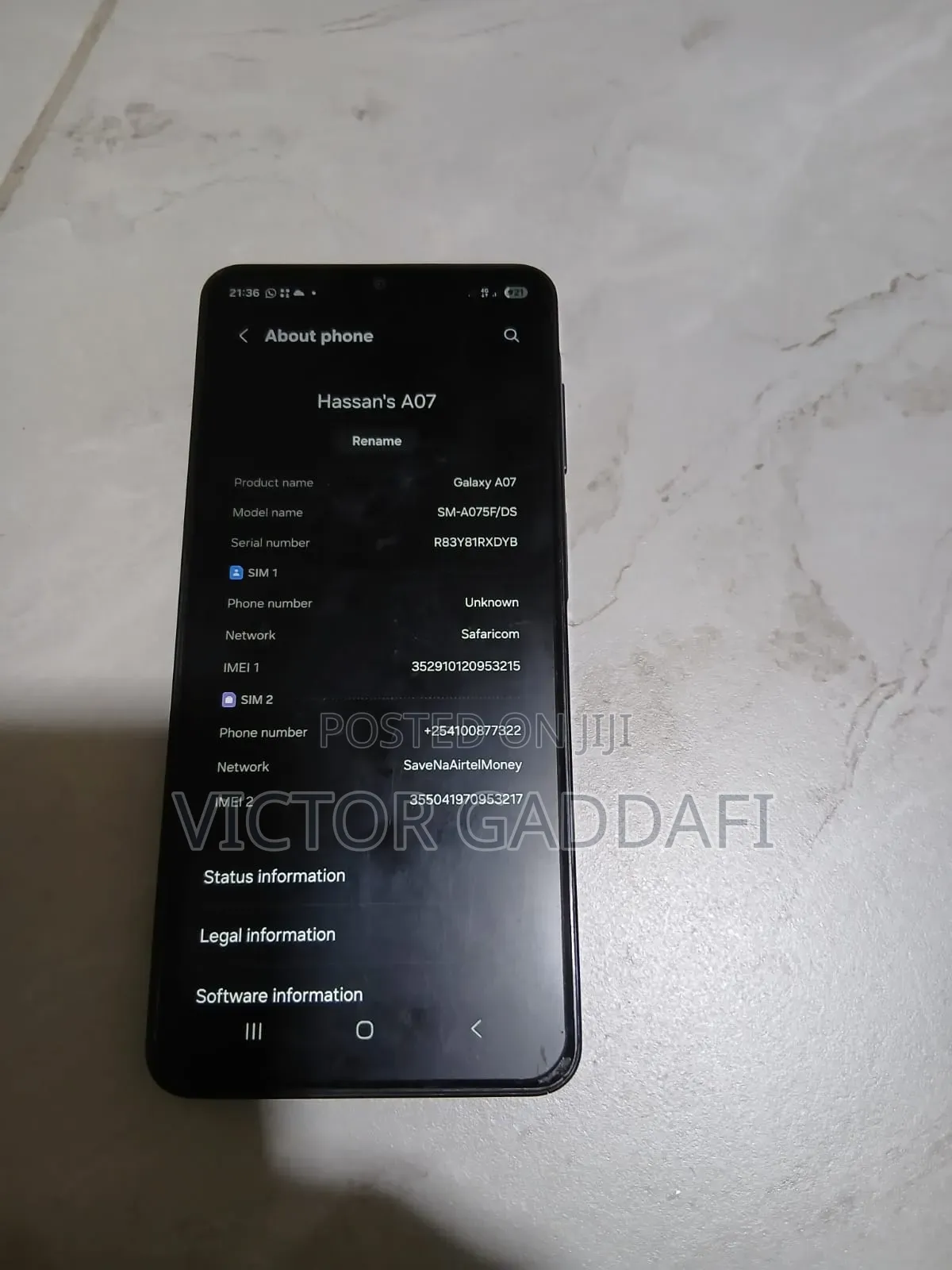 New Samsung Galaxy A07 128 GB Black