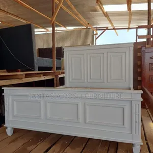 White Wooden Bed Size 5 by 6