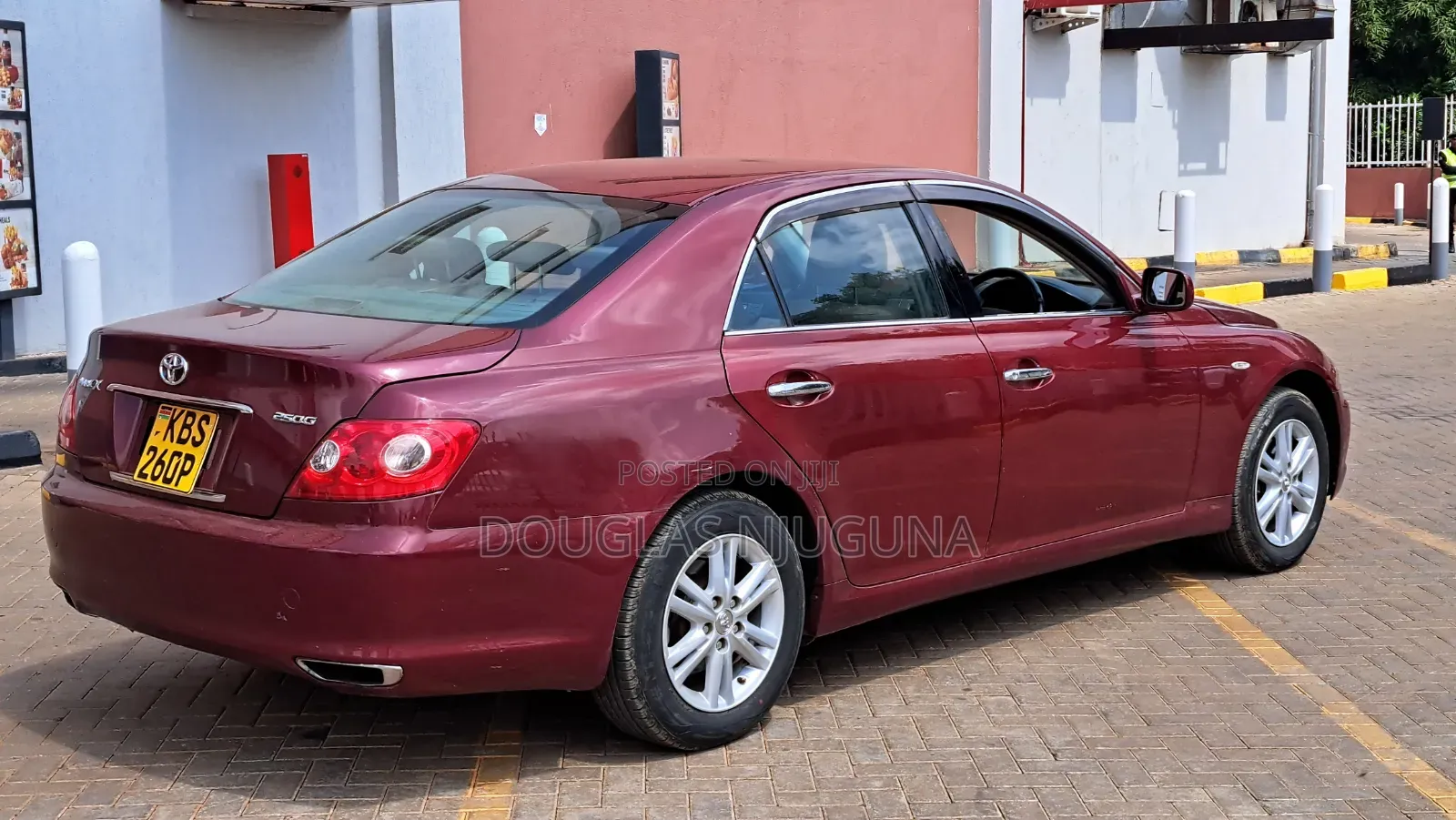 Toyota Mark X 2006 Maroon