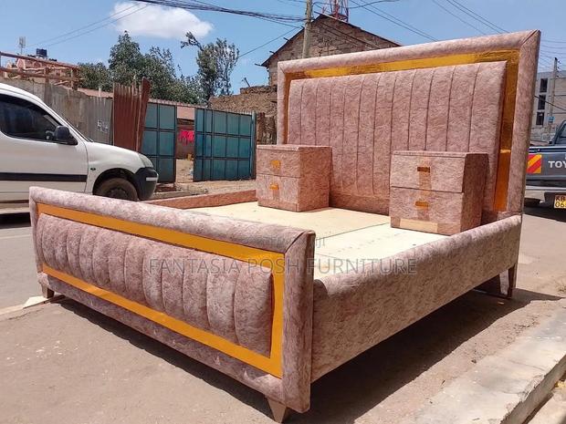 Modern Quality Fabric Bed Size 5 by 6