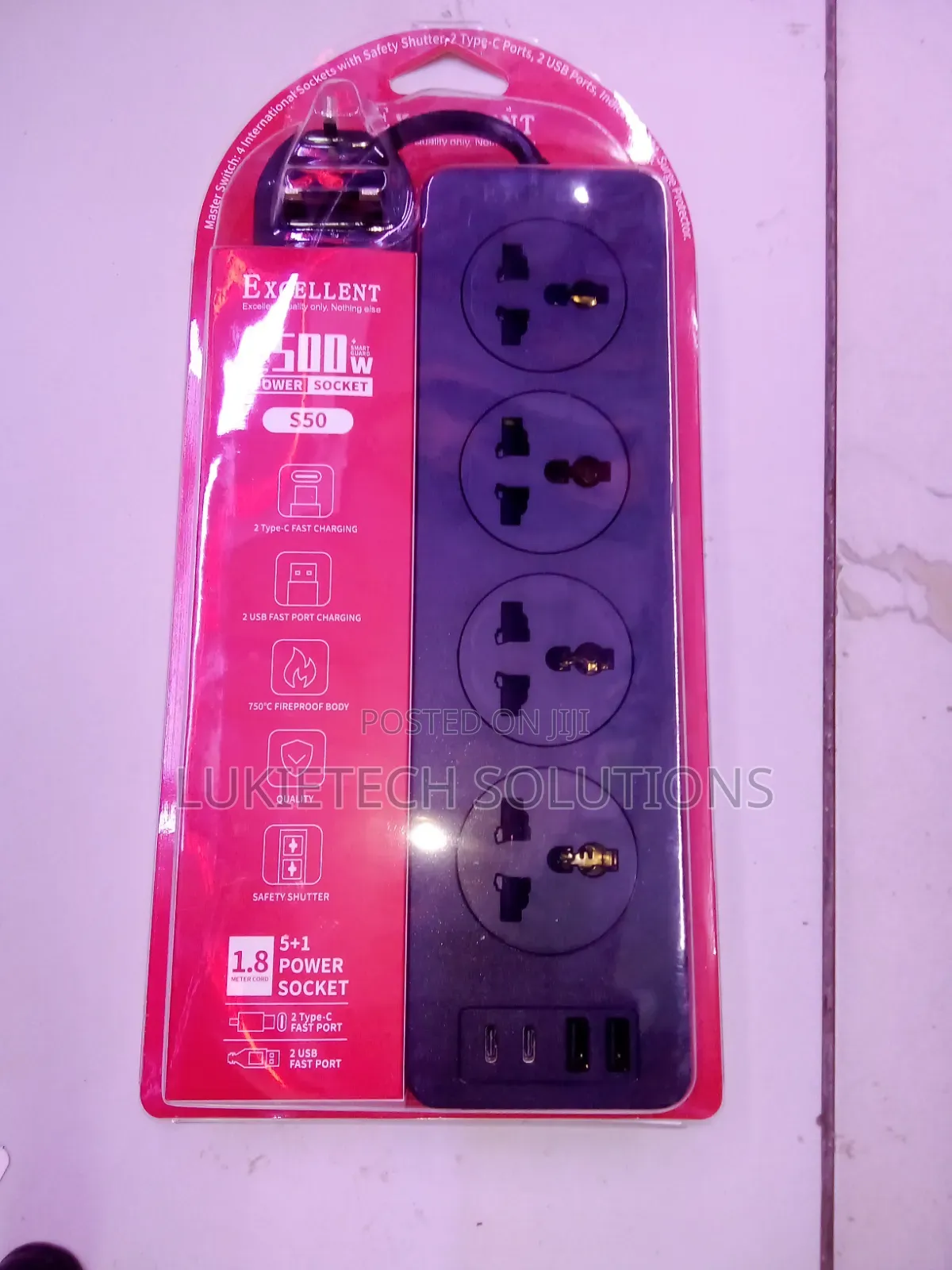 Powerful 4 Way Extension Cables