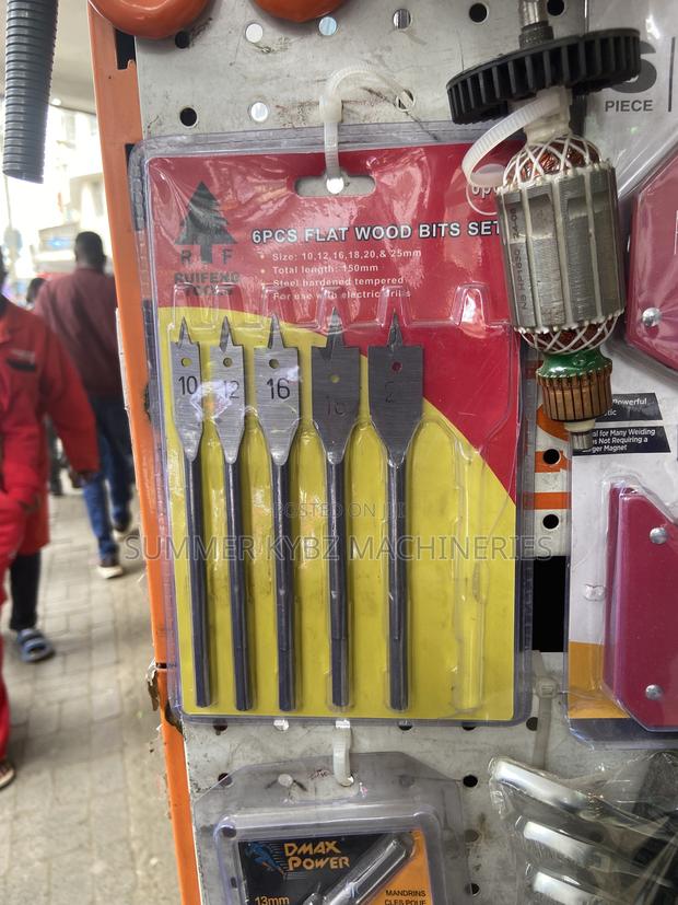 Ruifeng 6pcs Flat Wood Bits Set.