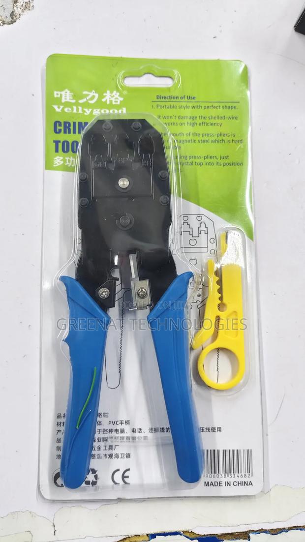 Vellygood 3-in-1 Network Crimping Tool + Wire Stripper -