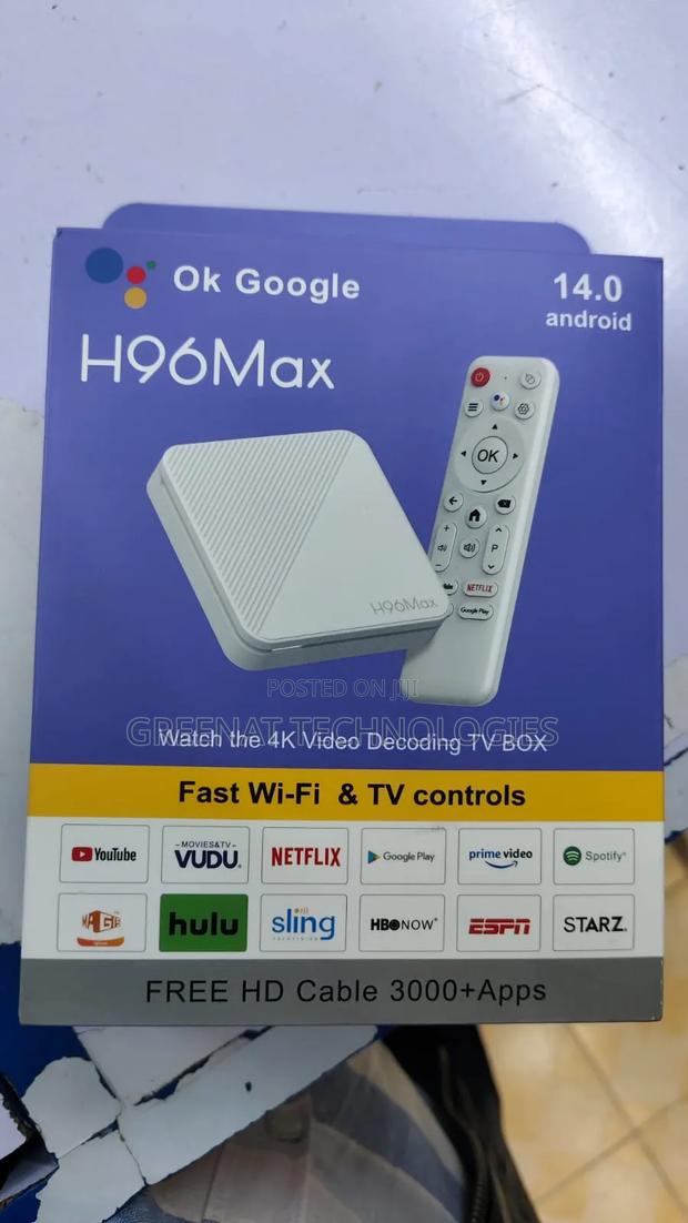 H96max Android 14.0 Tv Box With Ok Google