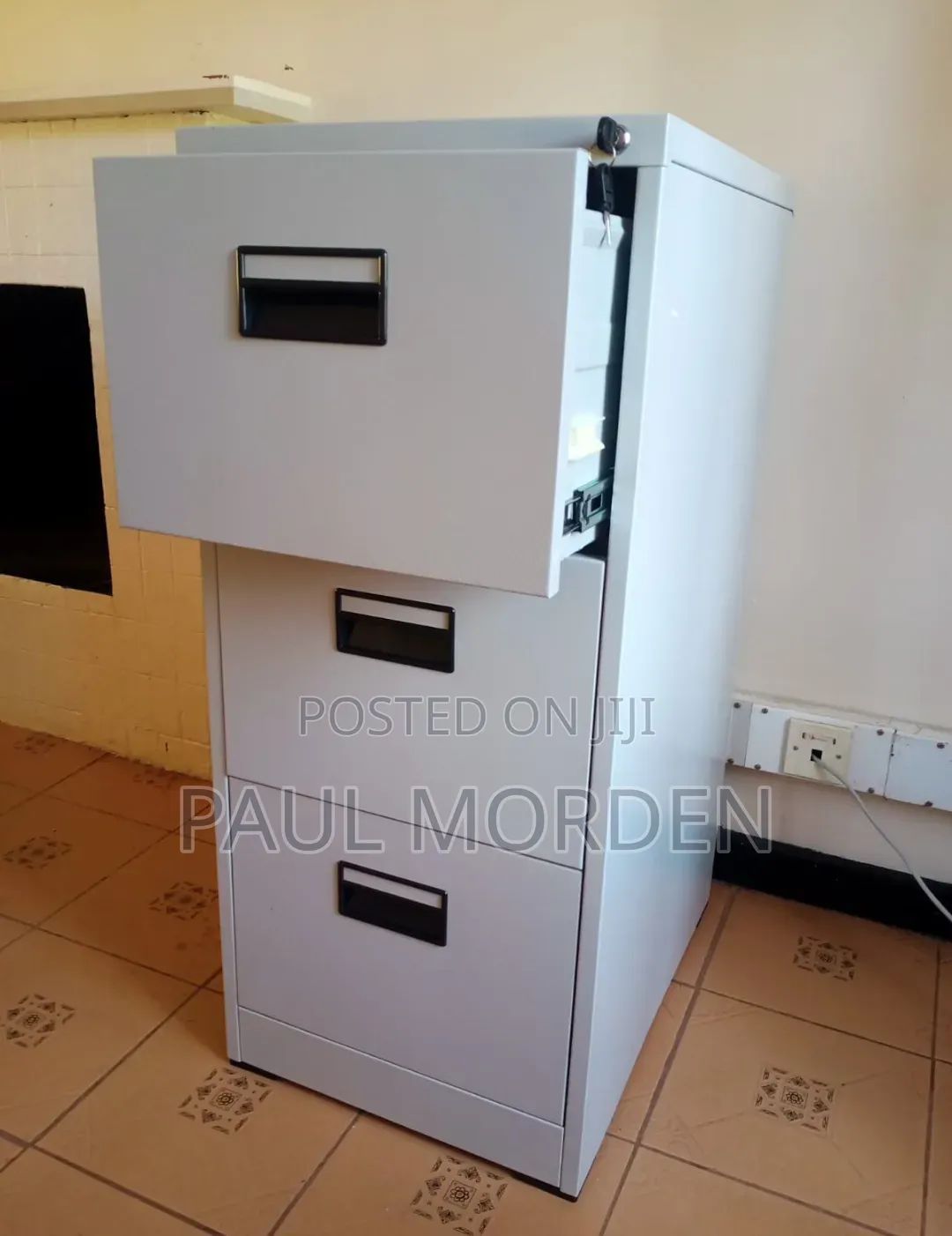Steel Vertical Office Cabinet - 3 Drawers