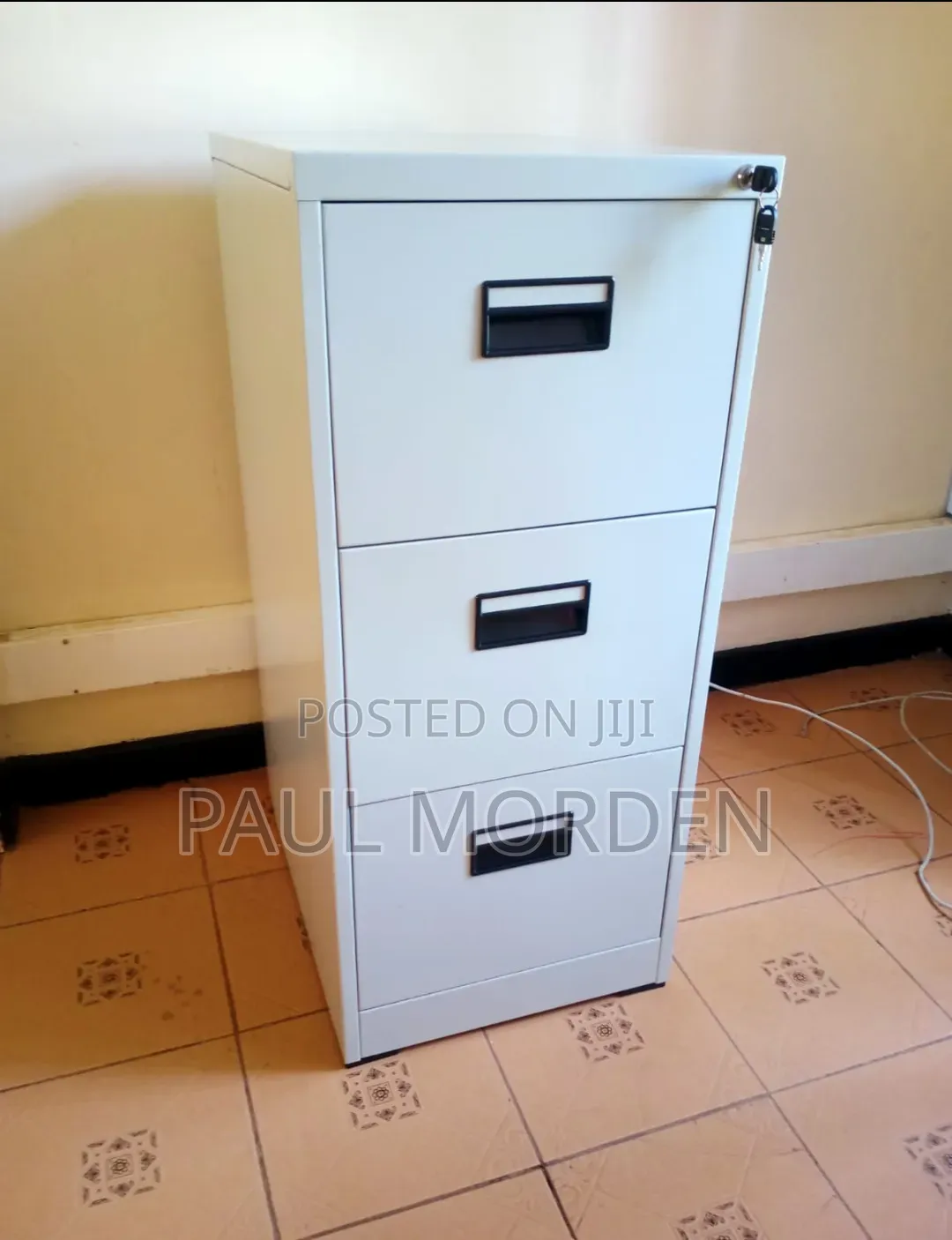 Steel Vertical Office Cabinet - 3 Drawers
