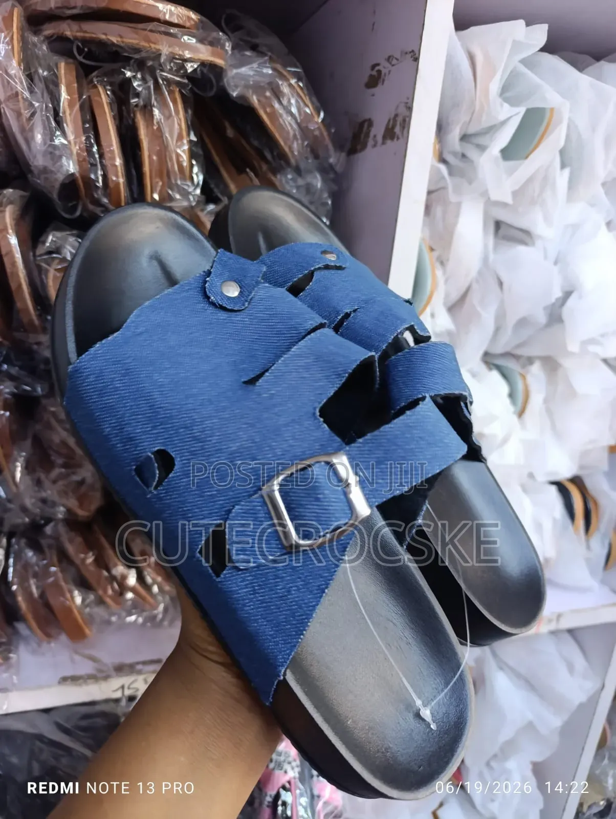 Trendy Double Buckle Unisex Slides Sandals