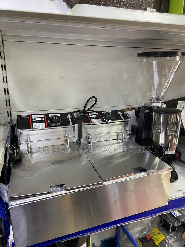 Macro Double Tank Electric Deep Fryer 12 Liters (6l + 6l).