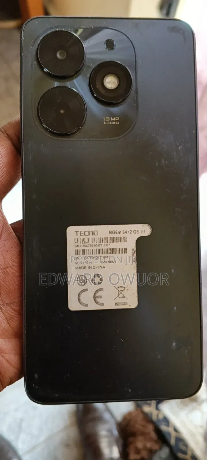 Tecno Pop 8 64 GB Black