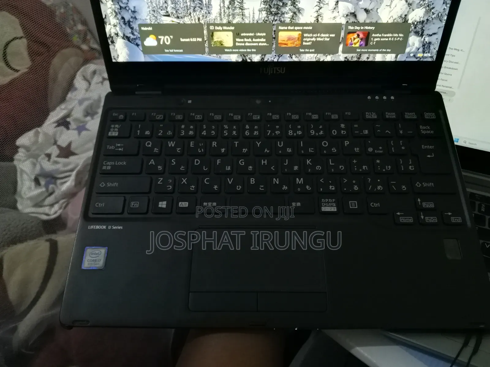 Laptop Fujitsu Lifebook U938 8GB Intel Core i5 SSD 256GB