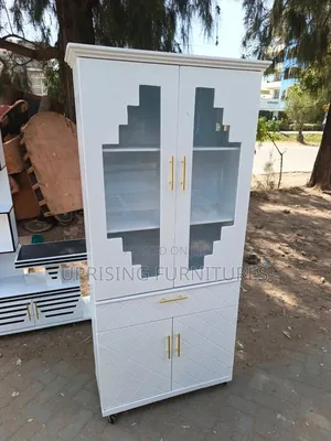 Kitchen Cabinet White With Led Lights