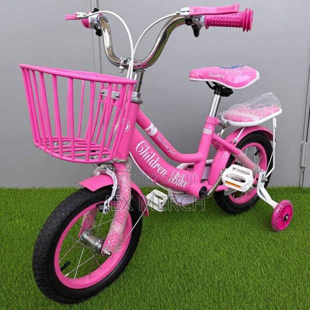Pink 12 Inch Kid's Bike - Perfect For Toddlers Aged 2-5