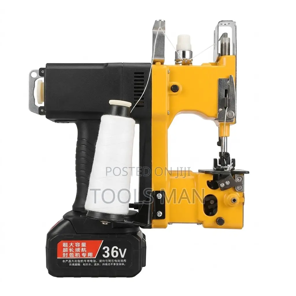 36v Cordless Portable Bag Closer Machine-heavy D Sack Sewing Stitcher