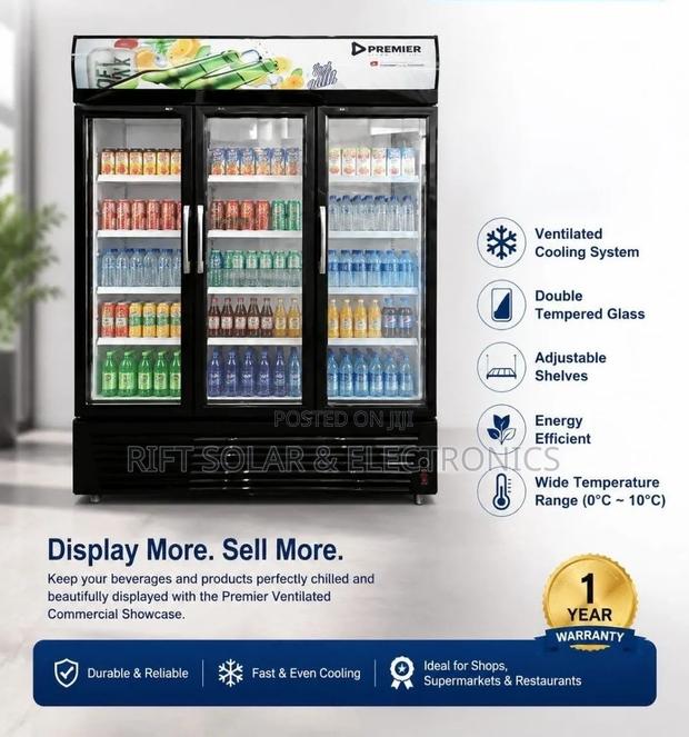 Ventilated Display Commercial Fridge