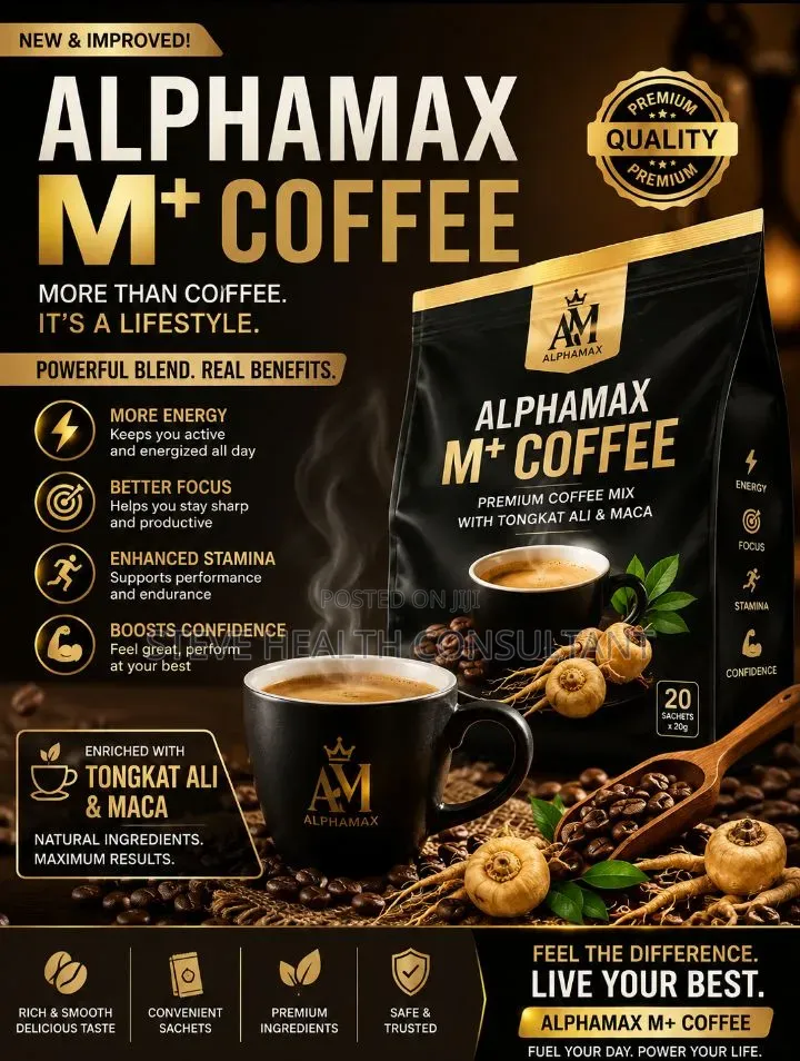Alphamax M+ Coffee – Limited Stock, Boost Your Energy!