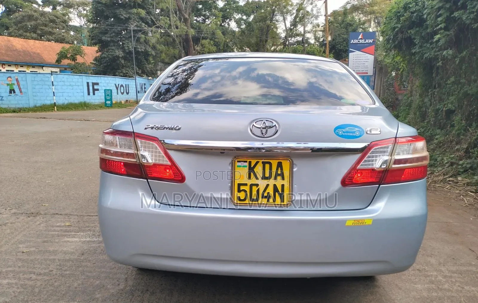 Toyota Premio 2014 Blue