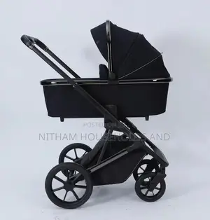 Foldable Burbay E83 Stroller Bassinet, Travel System With Pushchair