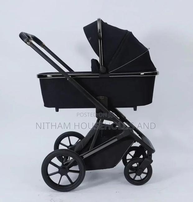Foldable Burbay E83 Stroller Bassinet, Travel System With Pushchair - thumbnail 2