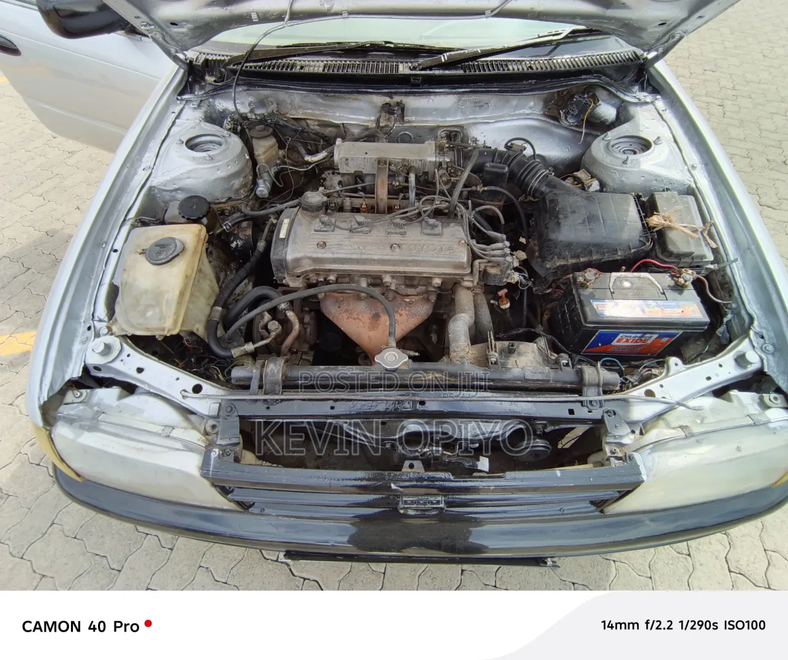 Toyota Corolla Fielder 2001 Silver