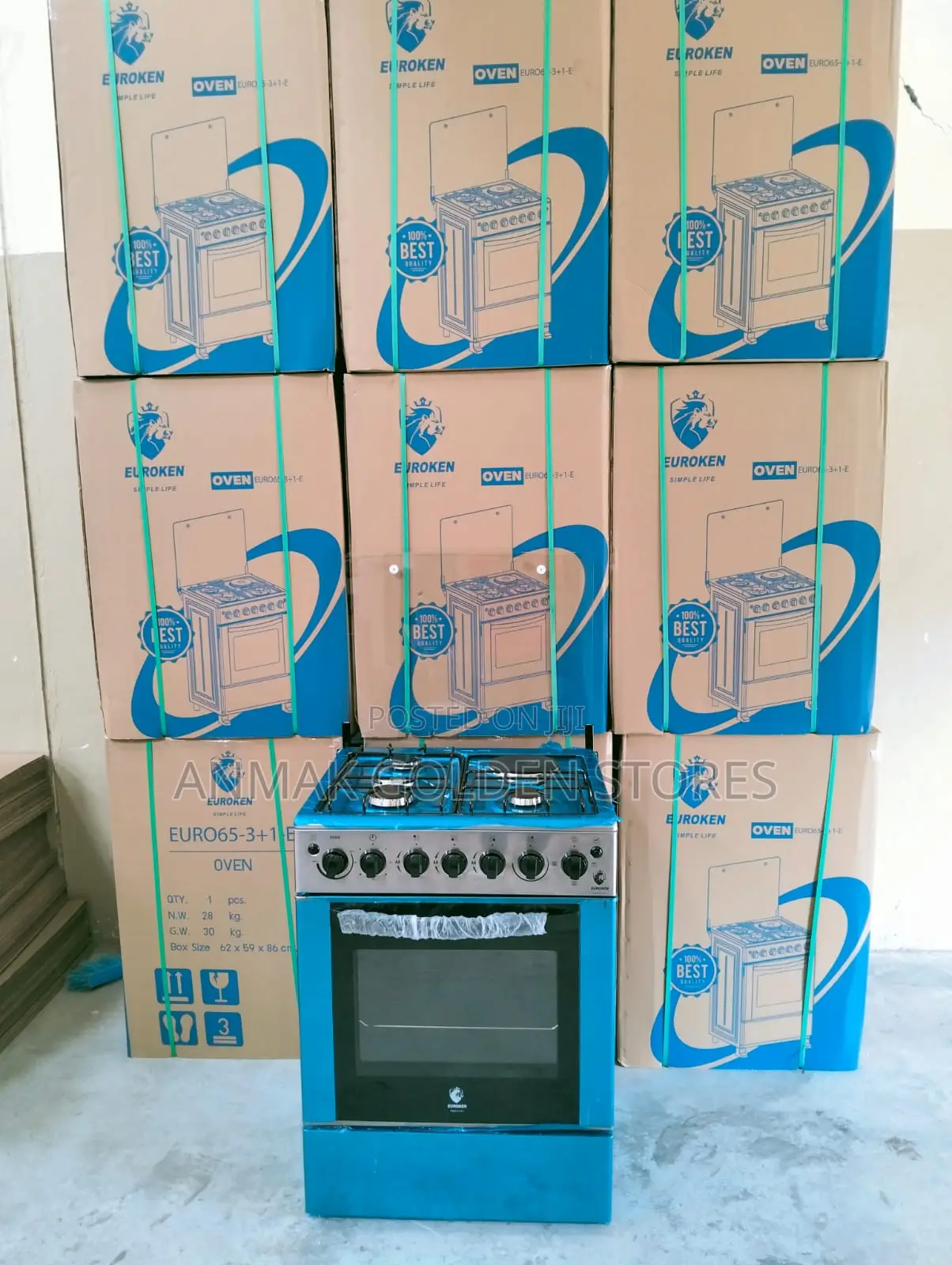 60×65 Euroken 3+1 Standing Cooker