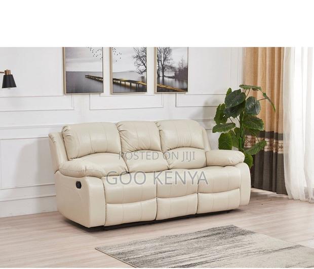 Home Sofa; 3-Seater Modern Home Theater Reclining Sofa