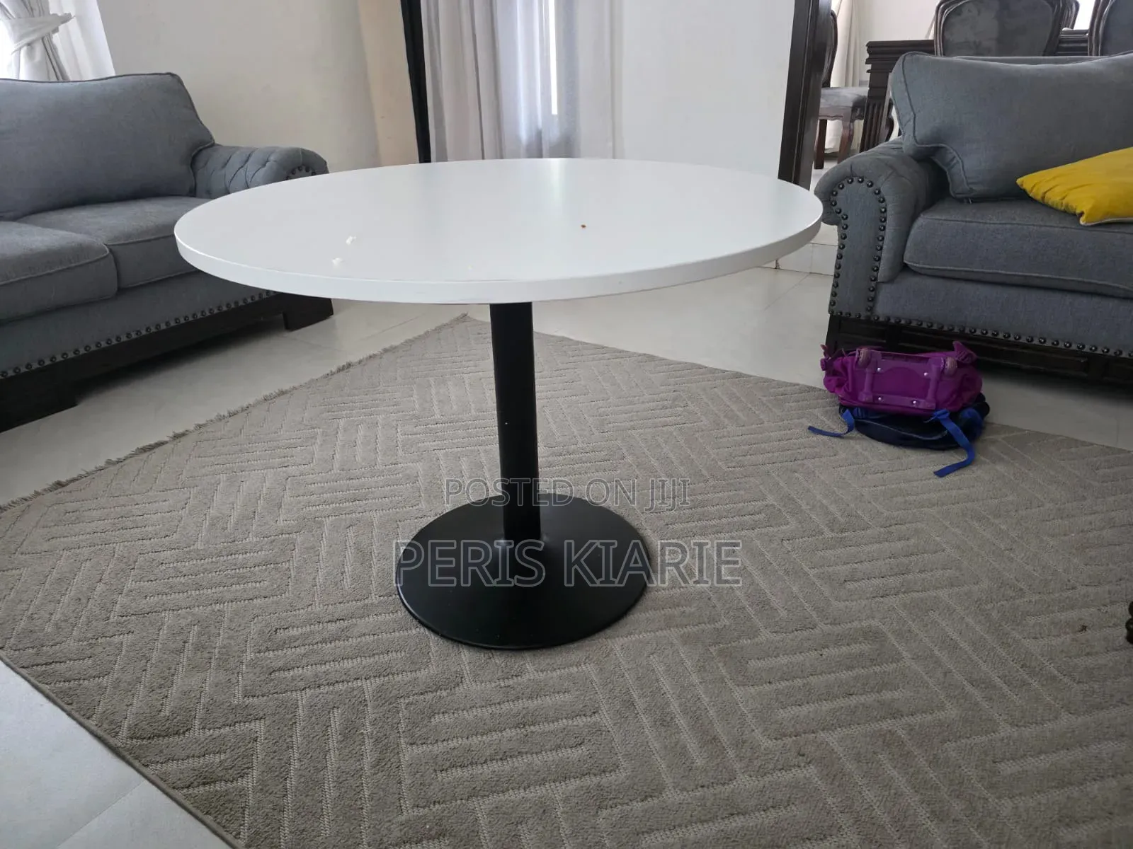 Round High Table